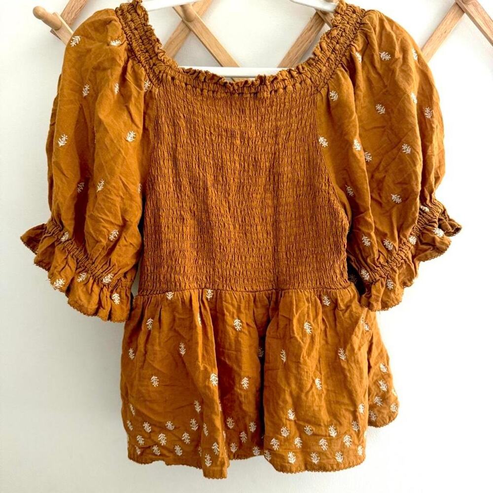 Old navy boho embroidered peasant top medium - Picture 6 of 6